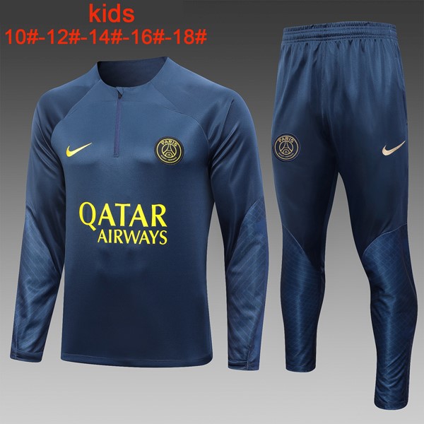 Kinder Sweatshirts PSG 2024 Blau 2